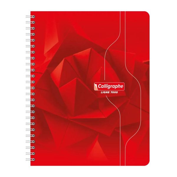 Cahier reliure int&eacute;grale 7000 17&times;22 cm 180 pages grands carreaux 70 g