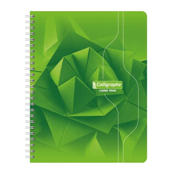 Cahier reliure int&eacute;grale 7000 17&times;22 cm 180 pages grands carreaux 70 g