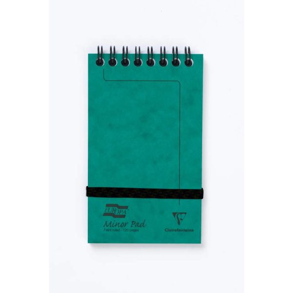 Minor Pad Europa bloc reliure int&eacute;grale en-t&ecirc;te 7,6x12cm 120 pages d&eacute;tachables lign&eacute;