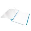 Bloc de cours agraf&eacute; grand c&ocirc;t&eacute; Koverbook A4+ 160 pages d&eacute;tachables perfor&eacute; 4 trous petits carreaux + marge couverture polypropyl&egrave;ne transparent