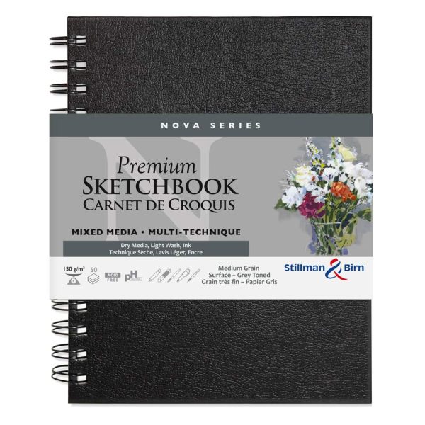 Nova Series carnet spiral&eacute; 50F 15,2&times;20,3cm 150g