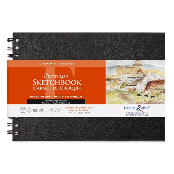 Gamma Series carnet spiral&eacute; 50F 25,4&times;17,8cm 150g