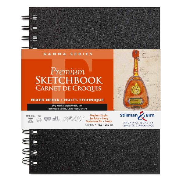 Gamma Series carnet spiral&eacute; 50F 15,2&times;20,3cm 150g