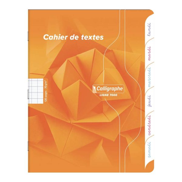 Textes piqu&eacute; 7000 17&times;22 cm 120 pages grands carreaux 70 g