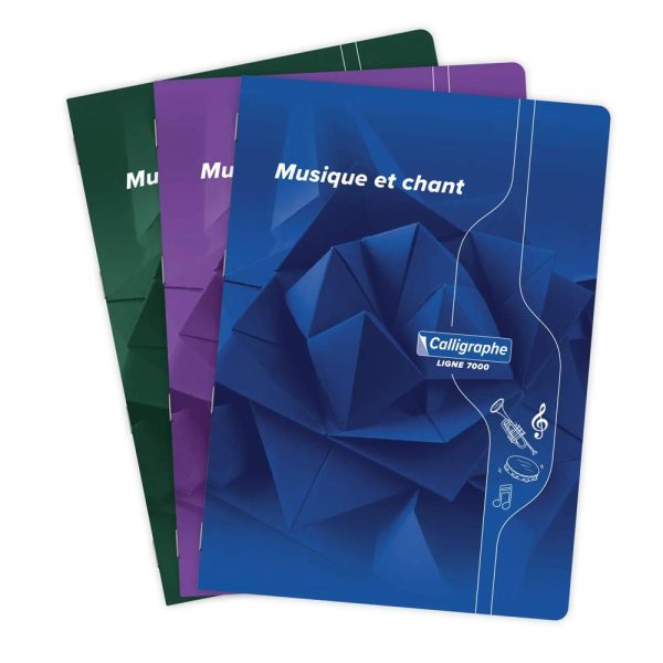 Musique & Chant piqu&eacute; 7000 A4 48 pages grands carreaux/port&eacute;es 70 g