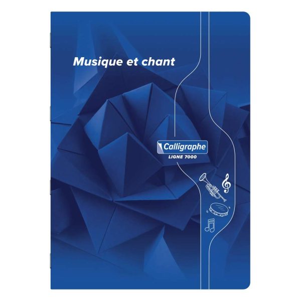 Musique & Chant piqu&eacute; 7000 A4 48 pages grands carreaux/port&eacute;es 70 g