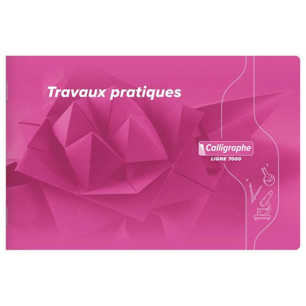 Cahier Travaux Pratiques piqu&eacute; 7000 &agrave; l&rsquo;italienne 24x16cm 32 pages uni 70 g