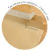 Paquet de 50 Pochettes Kraft Milleraies Brun B5-176x250 mm - Auto-Adh&eacute;sives - 90g/m2