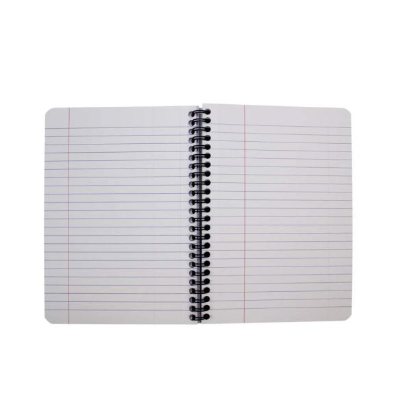 Carnet reliure int&eacute;grale EUROPA GLOSSY A5 180 pages d&eacute;tachables micro-perfor&eacute;es lign&eacute; + marge