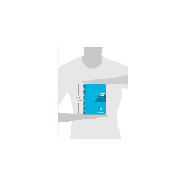 Carnet reliure int&eacute;grale EUROPA GLOSSY A5 180 pages d&eacute;tachables micro-perfor&eacute;es lign&eacute; + marge