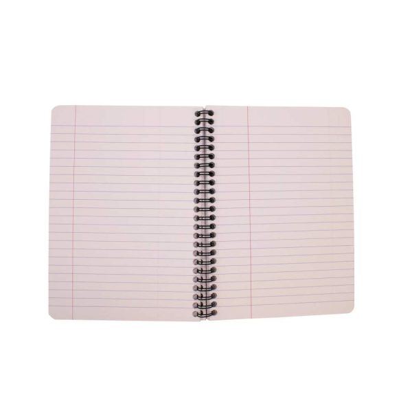 Carnet reliure int&eacute;grale EUROPA GLOSSY A5 180 pages d&eacute;tachables micro-perfor&eacute;es lign&eacute; + marge