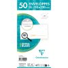 Paquet de 50 Enveloppes Blanches DL-110x220 mm - Pr&eacute;cas&eacute;es - Auto-Adh&eacute;sives - 80g/m2