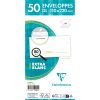 Paquet de 50 Enveloppes Blanches DL-110x220 mm - Pr&eacute;cas&eacute;es - Auto-Adh&eacute;sives - 80g/m2