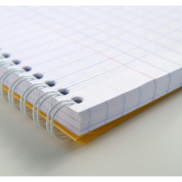 Cahier reliure int&eacute;grale enveloppante Koverbook A4+ 160 pages lign&eacute; + marge d&eacute;tachables perfor&eacute; 4 trous couverture polypropyl&egrave;ne transparent