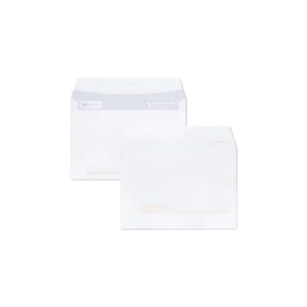 Paquet de 25 Enveloppes Blanches C6-114&times;162 mm &ndash; Pr&eacute;cas&eacute;es &ndash; Auto-Adh&eacute;sives &ndash; 80g/m2