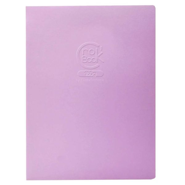 Crok&rsquo;Book carnet piqu&eacute; 20F 17x22cm 160g F