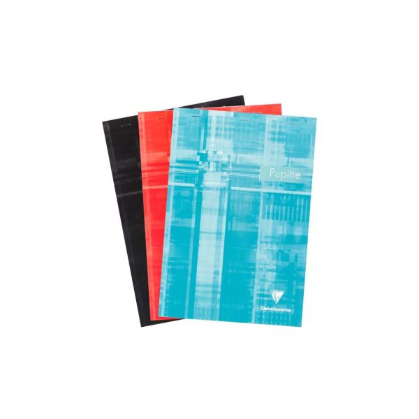 Bloc Pupitre agraf&eacute; en-t&ecirc;te A4 160 pages d&eacute;tachables lign&eacute; + marge