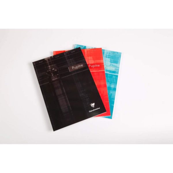 Bloc Pupitre agraf&eacute; en-t&ecirc;te A4 160 pages d&eacute;tachables lign&eacute; + marge