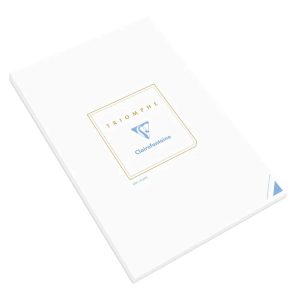 Bloc de Correspondance Triomphe 50 Feuilles Unies Blanches A4-21x29,7 cm - 90g/m2