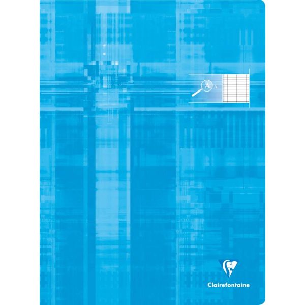 Cahier piqu&eacute; sp&eacute;cial d&eacute;ficients visuels 24&times;32 cm 96 pages grands carreaux 2,5mm agrandis 10&times;10