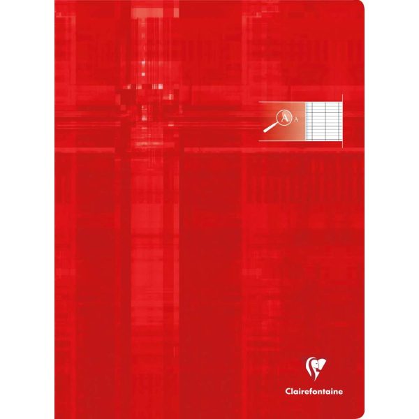 Cahier piqu&eacute; sp&eacute;cial d&eacute;ficients visuels 24&times;32 cm 96 pages grands carreaux 2,5mm agrandis 10&times;10