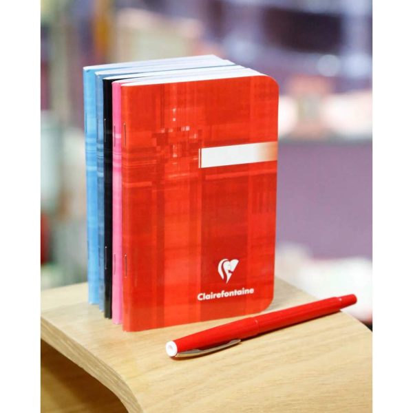 Carnet piqu&eacute; 9&times;14 cmcm 96 pages petits carreaux