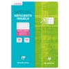 Cahier piqu&eacute; sp&eacute;cial d&eacute;ficients visuels A4 96 pages grands carreaux 2,5mm agrandis 10x10