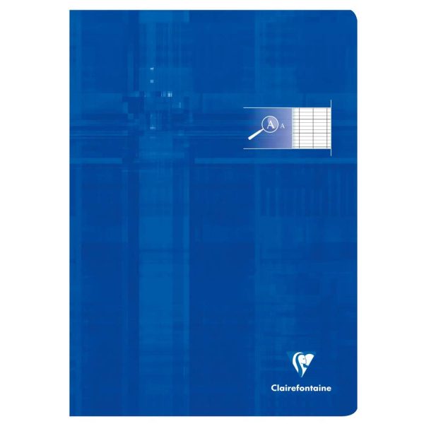 Cahier piqu&eacute; sp&eacute;cial d&eacute;ficients visuels A4 96 pages grands carreaux 2,5mm agrandis 10&times;10