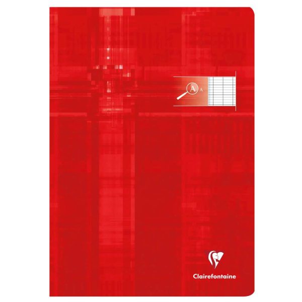 Cahier piqu&eacute; sp&eacute;cial d&eacute;ficients visuels A4 96 pages grands carreaux 2,5mm agrandis 10&times;10