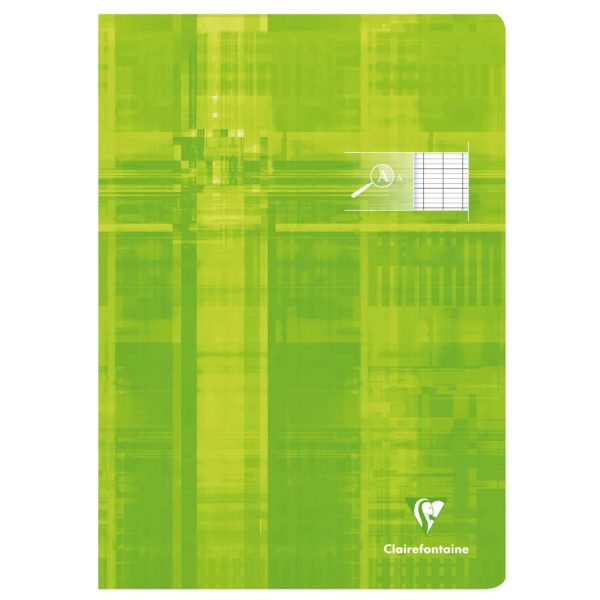Cahier piqu&eacute; sp&eacute;cial d&eacute;ficients visuels A4 96 pages grands carreaux 2,5mm agrandis 10&times;10
