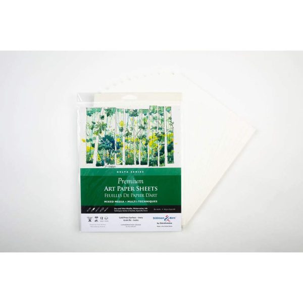 Sachet 12 feuil Delta 270g -20,3&times;25,4cm