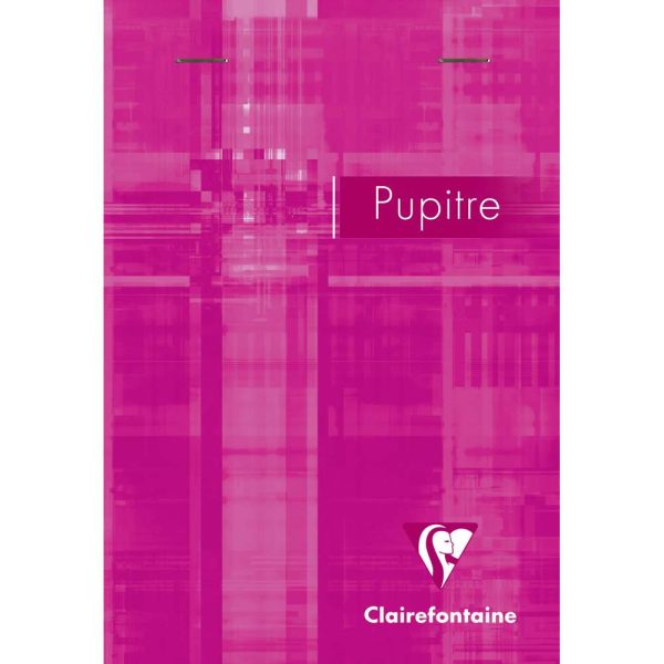 Bloc Pupitre agraf&eacute; en-t&ecirc;te A6 160 pages d&eacute;tachables petits carreaux