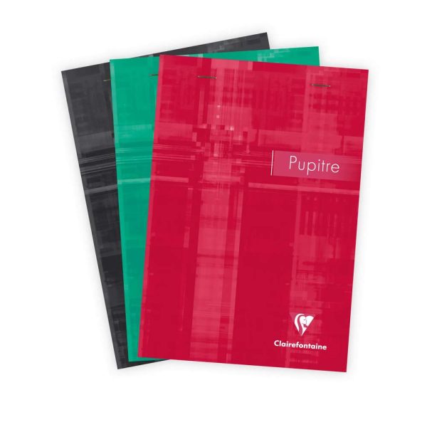 Bloc Pupitre agraf&eacute; en-t&ecirc;te A5 160 pages d&eacute;tachables petits carreaux