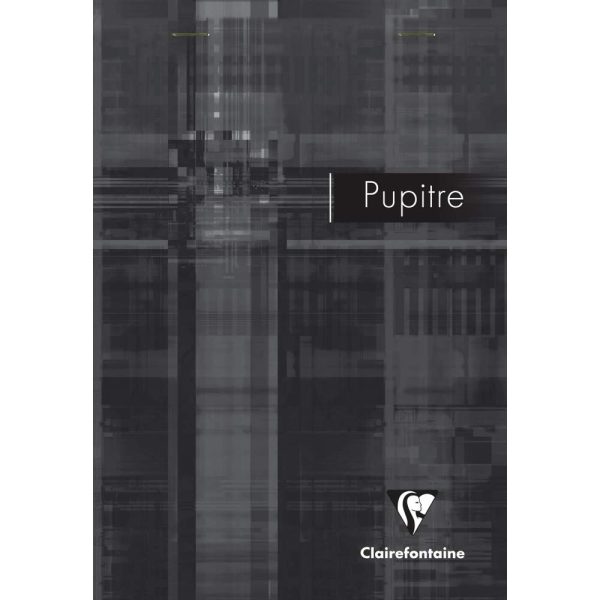 Bloc Pupitre agraf&eacute; en-t&ecirc;te A5 160 pages d&eacute;tachables petits carreaux