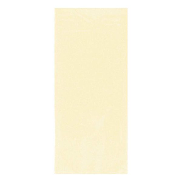 Soie, sachet 6 fles 50&times;70 cm ivoire