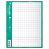 Cahier Magique couverture ardoise double-face effa&ccedil;able piqu&eacute; 17x22cm 48 pages quadrill&eacute; 10 x 10 + Marge