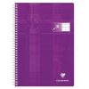 Cahier reliure int&eacute;grale d&eacute;ficients visuels A4 100 pages grands carreaux noirs 2,5mm agrandis 10x10 Couleur al&eacute;atoire