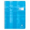 Cahier reliure int&eacute;grale d&eacute;ficients visuels 24x32cm 100 pages grands carreaux noirs 2,5mm agrandis 10x10 Couleur al&eacute;atoire