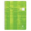 Cahier reliure int&eacute;grale d&eacute;ficients visuels 24x32cm 100 pages grands carreaux noirs 2,5mm agrandis 10x10 Couleur al&eacute;atoire