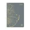 Cahier reliure int&eacute;grale FOREVER PREMIUM 100% recycl&eacute; A4 120 pages d&eacute;tachables micro-perfor&eacute;es petits carreaux papier recycl&eacute; blanc 90 g