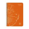 Carnet reliure int&eacute;grale FOREVER PREMIUM 100% recycl&eacute; A5 120 pages d&eacute;tachables micro-perfor&eacute;es petits carreaux papier blanc 90 g