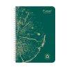 Carnet reliure int&eacute;grale FOREVER PREMIUM 100% recycl&eacute; A5 120 pages d&eacute;tachables micro-perfor&eacute;es petits carreaux papier blanc 90 g