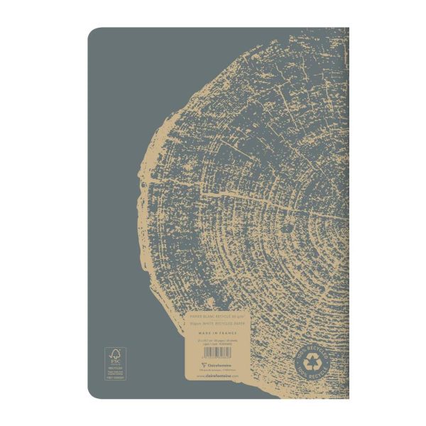 Cahier piqu&eacute; FOREVER PREMIUM 100% recycl&eacute; A4 96 pages lign&eacute; papier recycl&eacute; blanc 90 g