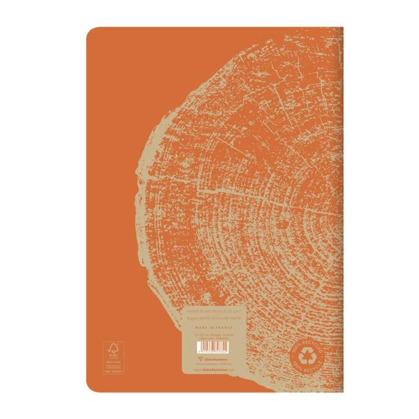 Cahier piqu&eacute; FOREVER PREMIUM 100% recycl&eacute; A4 96 pages lign&eacute; papier recycl&eacute; blanc 90 g
