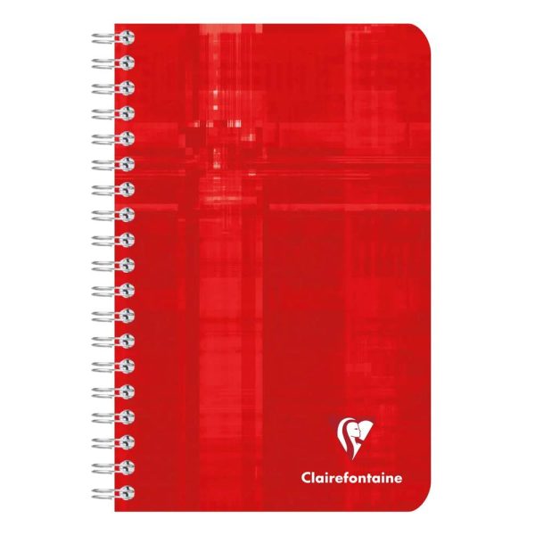 Carnet reliure int&eacute;grale 11&times;17 cm 100 pages grands carreaux