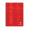 Cahier reliure int&eacute;grale 17x22 cm 100 pages grands carreaux