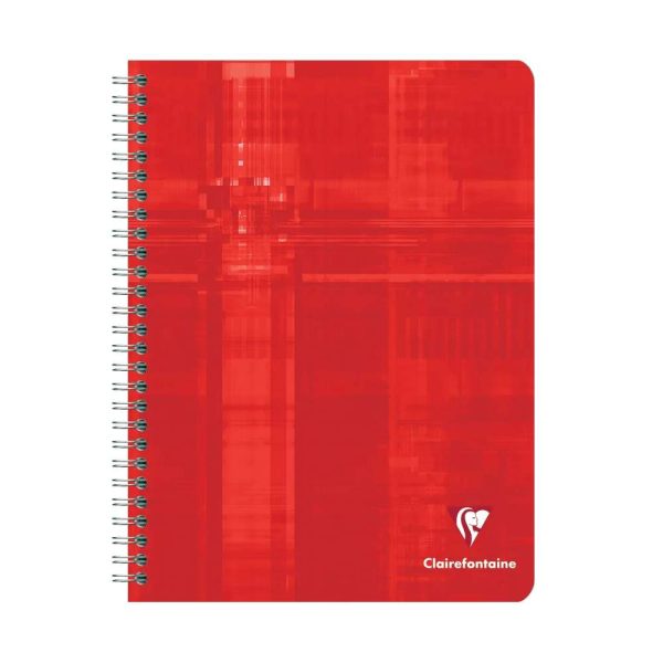 Cahier reliure int&eacute;grale 17&times;22 cm 100 pages grands carreaux