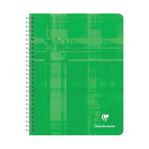Cahier reliure int&eacute;grale 17&times;22 cm 180 pages grands carreaux