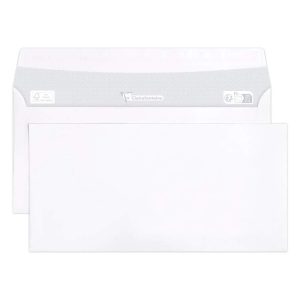 Boite de 500 Enveloppes Blanches DL- 110x220mm - Auto-Adh&eacute;sives - 90g/m2
