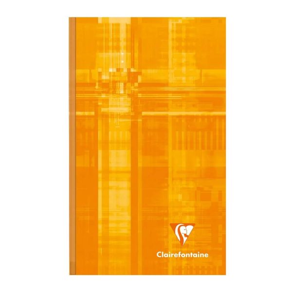 Carnet brochure rembord&eacute;e rigide 11&times;17 cm 192 pages petits carreaux